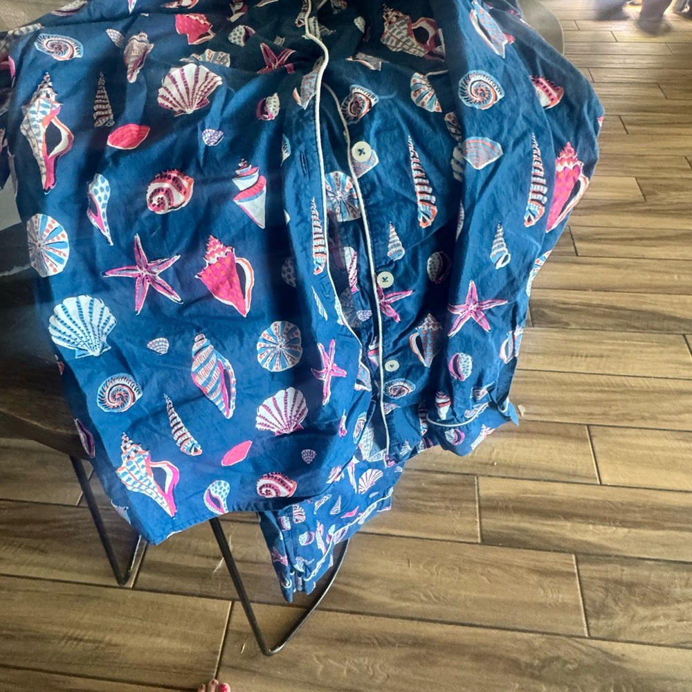 Printfresh Blue Seashell Pajama Set - image 4